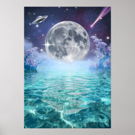 Galaktisk Reflexion Poster