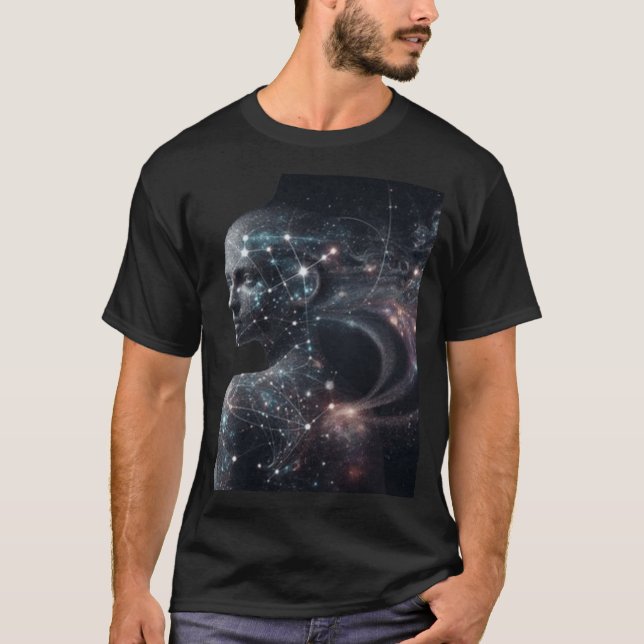 Galaktisk symfoni: Stardust Soul T Shirt (Framsida)