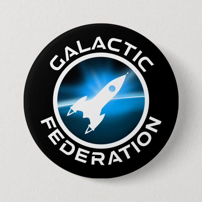 Galaktiska federationens Logotyp Knapp (Framsida)
