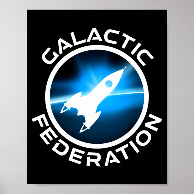 Galaktiska Federationslogotyp  Poster (Framsidan)