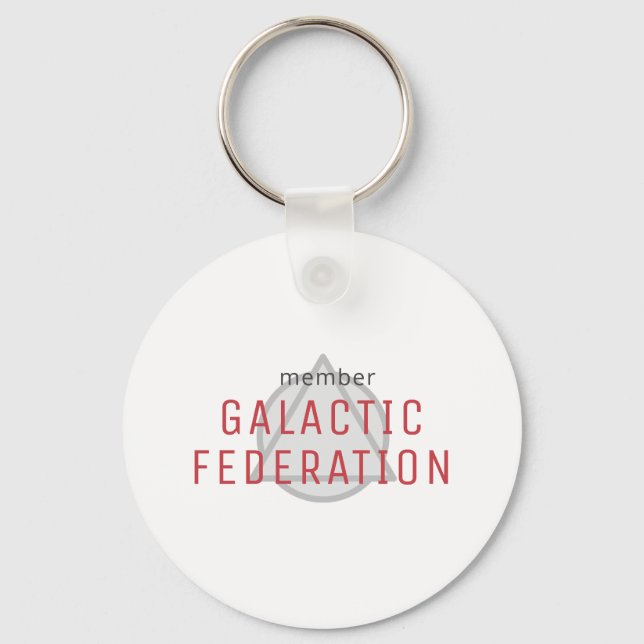 Galaktiska Federationsmedlem  Nyckelring (Framsida)