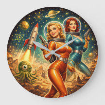 Galaktiska Guardians Retro Rymd Flickor