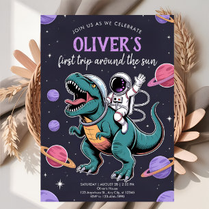 Galaktiskt Dino-Blastfirande Inbjudningar