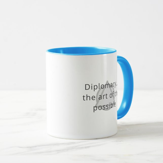 Galaktiskt federationsdiplomati kaffe mugg (Framsida höger)