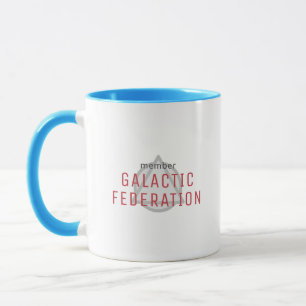 Galaktiskt federationsmedlems kaffe mugg