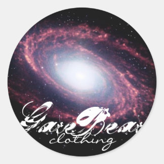 Galaktiskt GareBear Clothing Runt Klistermärke