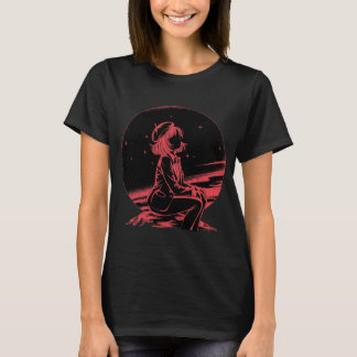 Galaktiskt Kaffe Vintage Sci-Fi Utomjording Astron T Shirt