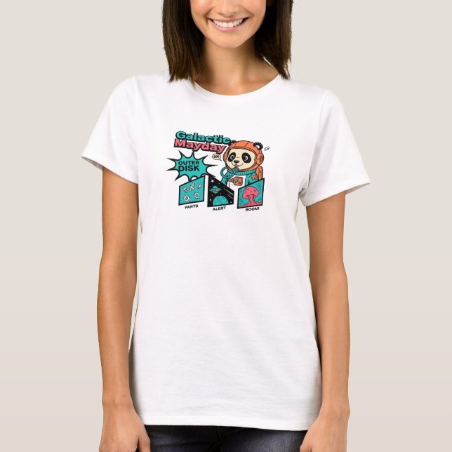 Galaktiskt Mayday T Shirt (Framsida)