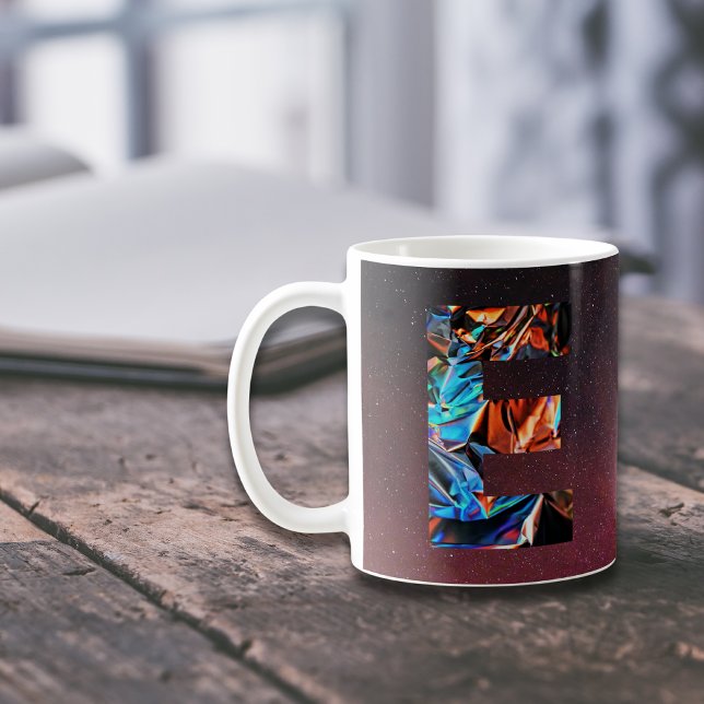 Galaktiskt Prism Initial E Mugg (Skapare uppladdad)