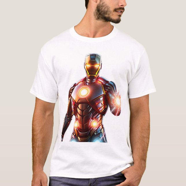 Galaktiskt rustningssurge t shirt (Framsida)