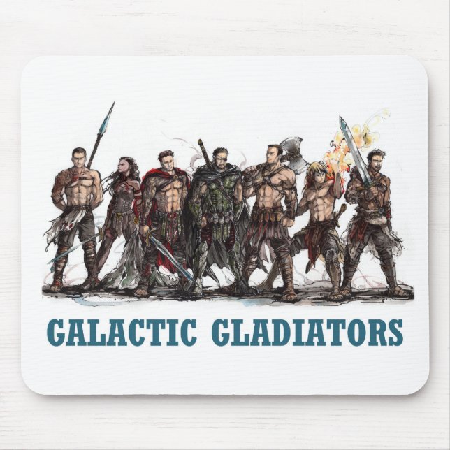 Galaktisktt Gladiators Mousepad Musmatta (Framsidan)