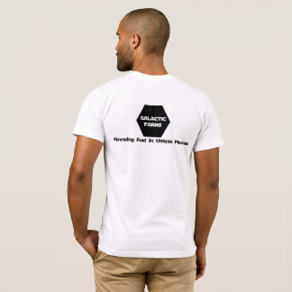Galaktisktt lantgårdmanar utslagsplats tee shirt