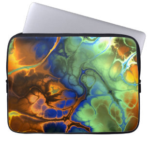 Galaktisktt marmor laptop fodral
