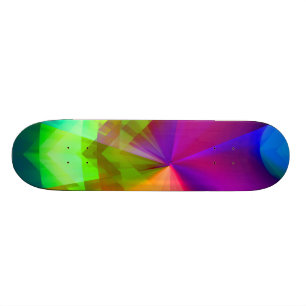Galaktisktt prismor mini skateboard bräda 18,5 cm