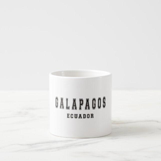 Galapagos Ecuador Espressomugg (Framsidan)