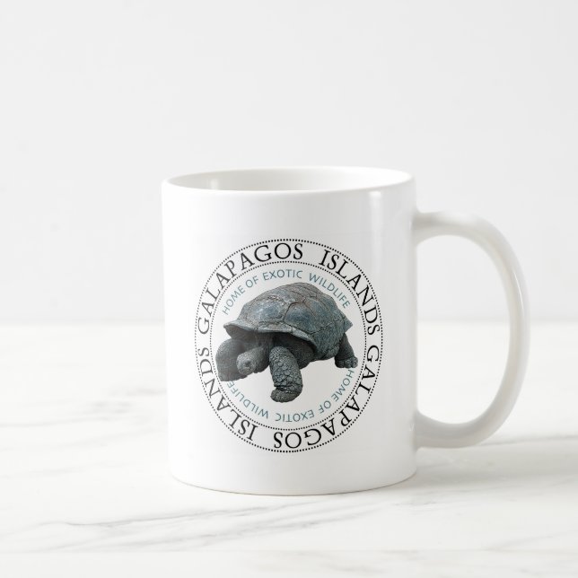 Galapagos Islands Tortoise Kaffemugg (Höger)