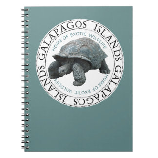 Galapagos Islands Tortoise Notebook Journal Anteckningsbok Med Spiral