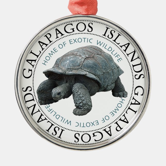 Galapagos Islands Tortoise Ornament (Framsidan)