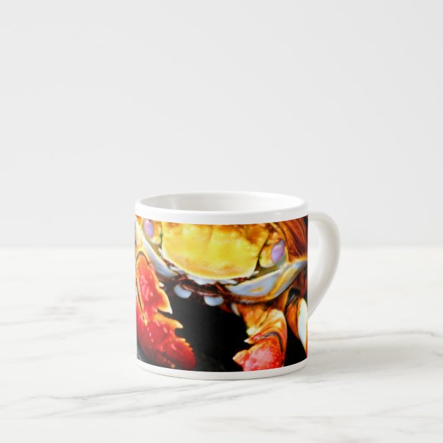Galapagos krabba espressomugg (Framsida höger)