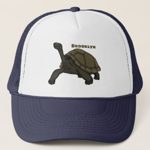 Galapagos landsköldpaddsillustration keps