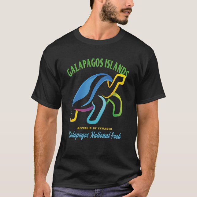 Galapagos nationalpark, Ecuador, T Shirt (Framsida)