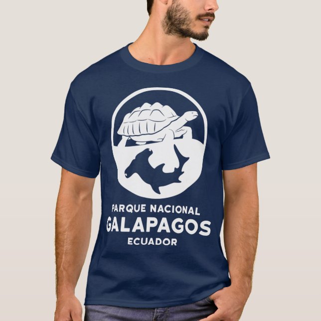 Galapagos nationalpark Ecuador T T Shirt (Framsida)