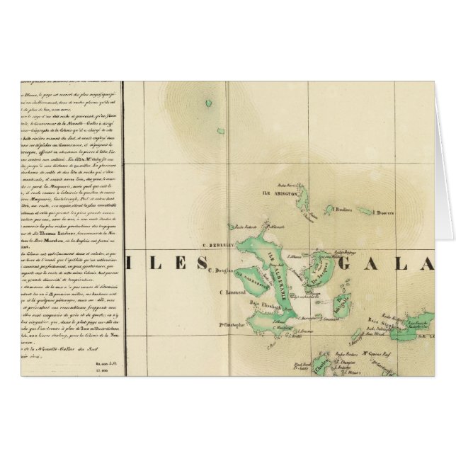 Galapagos Oceania nr 17 Hälsningskort (Framsidan Horizontal)