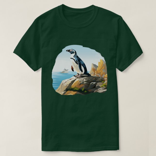 Galapagos Penguin TShirt 11 T Shirt (Design framsida)