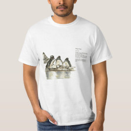 Galapagos Penguins skidade T-shirt