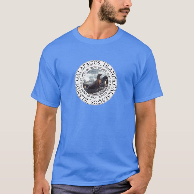 GALAPAGOS SÄLAR ROUND T SHIRT (Framsida)