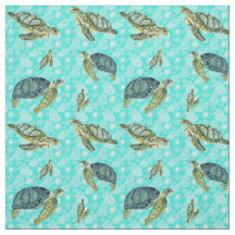 Galapagos Sea Turtles Vattenfärg