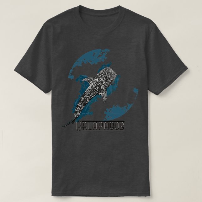 Galapagos Whale Shark T Shirt (Design framsida)