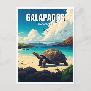 Galápagosöarna Ecuador Vykort