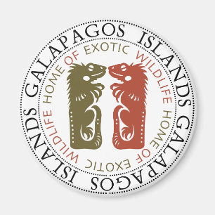Galapagosöarna Iguanas Magnet