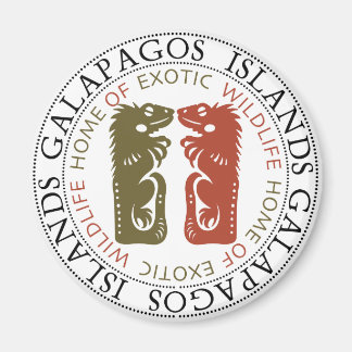 Galapagosöarna Iguanas Magnet