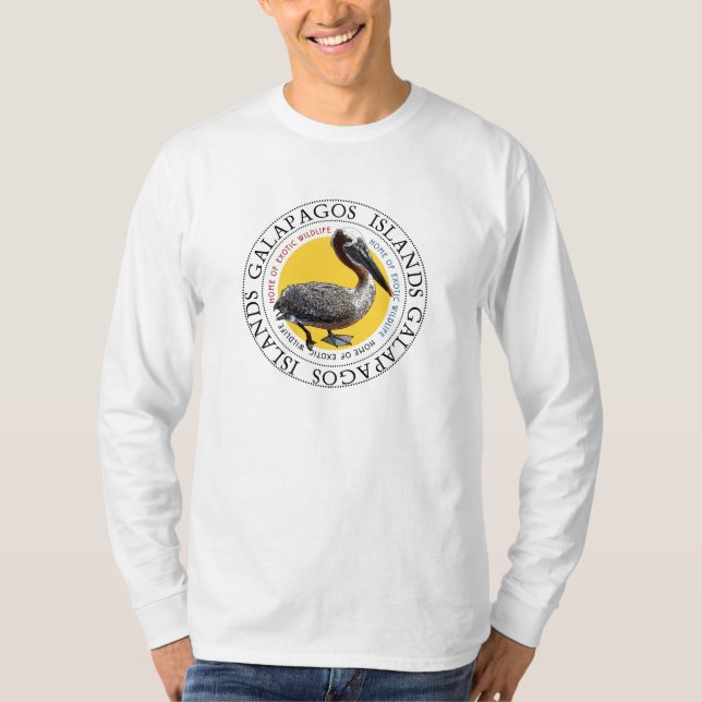 Galapagosöarna Pelican T-shirt (Framsida)