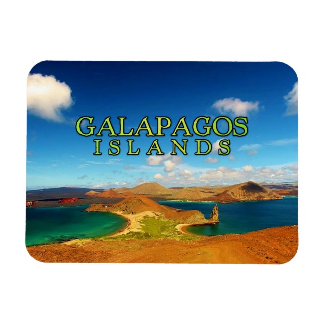 Galapagosöarna, stiliserad magnet (Horisontell)