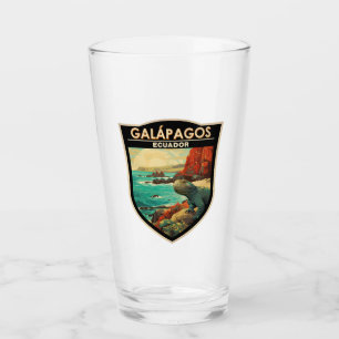 Galapagosöarna Travel Art Vintage Glaskopp