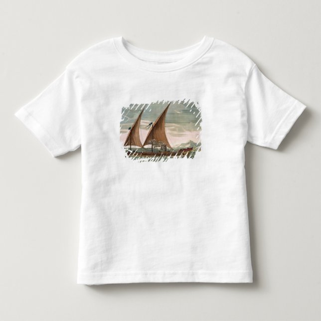 Galäret seglar under, att flyga som är standart av t-shirt (Framsida)