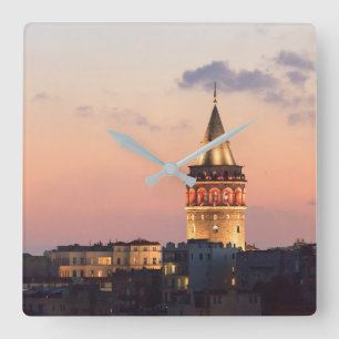 Galata Torn, Istanbul Fyrkantig Klocka