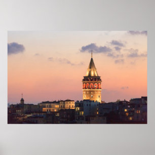 Galata Torn, Istanbul Poster