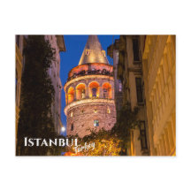 Galata-tornet i Istanbul Turkiet