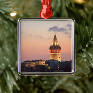 Galata-tornet, Istanbul Julgransprydnad Metall