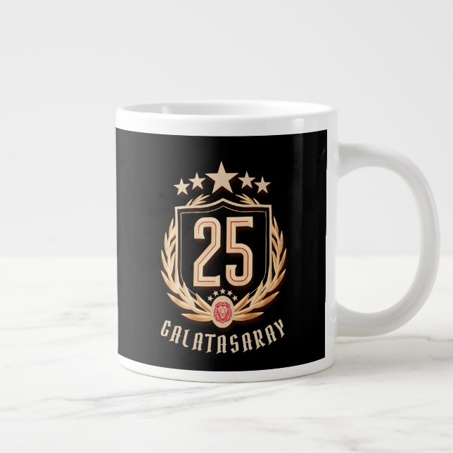 Galatasaray 2025 Championship Poster Jumbo Mugg (Höger)