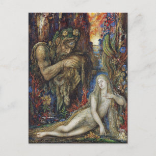 Galatea Gustave Moreau Watercolor Vykort