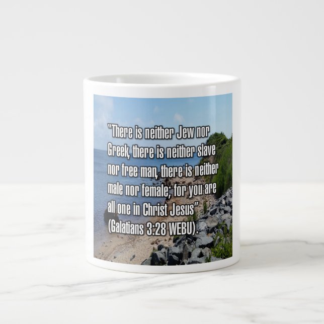 Galatianer 3:28 WEBU Mugg Jumbo Mugg (Framsidan)
