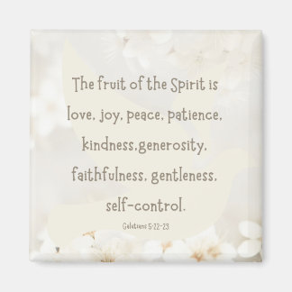 Galatianer 5:22-23 2-tums magnet