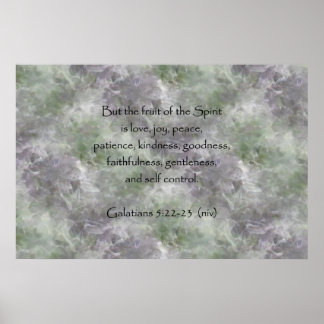 Galatianer 5:22-23 ~ Fruit of the Spirit Poster