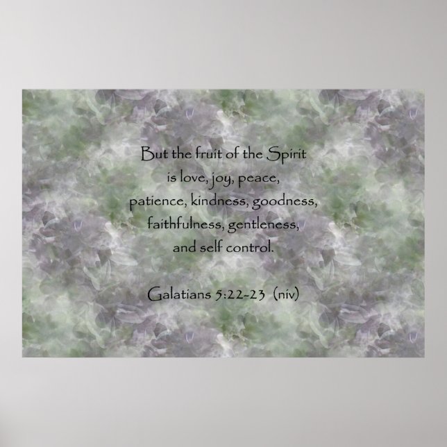Galatianer 5:22-23 ~ Fruit of the Spirit Poster (Framsidan)