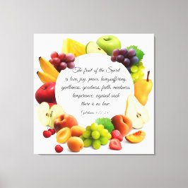 Galatianer 5:22-23 kanvastryck